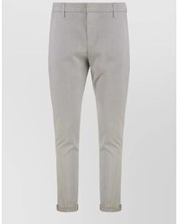 Dondup - Gaubert Tailored Trousers Herringbone Lyocell Blend - Lyst