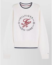 Tommy Hilfiger - Nautical Crew Neck Sweater Long Sleeves - Lyst