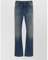 Acne Studios - Denim Mid-Rise Straight-Leg Jeans - Lyst