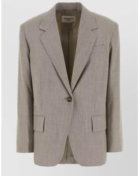 Weekend by Maxmara - Wool Attila Blazer Tailored Notch Lapels - Lyst