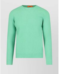 Drumohr - Ribbed Lambswool Crewneck Jumper - Lyst