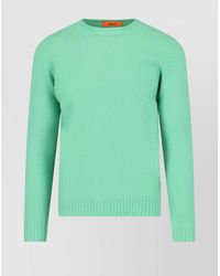 Drumohr - Crew Neck Wool Long Sleeves Sweater - Lyst