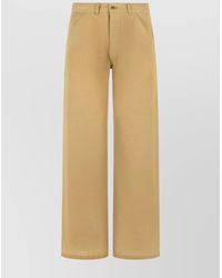 Maison Margiela - Cotton Wide-Leg Trousers - Lyst