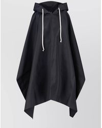Rick Owens - Drawstring Hooded Lightweight Loose Fit Jacket - Lyst