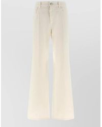 Brunello Cucinelli - Cotton Flared Jeans - Lyst