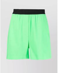 MSGM - Wool Bermuda Shorts - Lyst