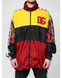 Dolce & Gabbana - Track Jacket Colorblock Style - Lyst