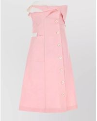 Miu Miu - Cotton Knee-Length Dress - Lyst