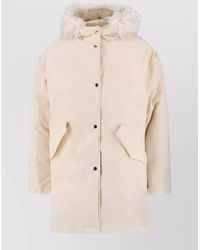Jil Sander - Faux Fur Parka - Lyst