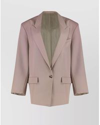 The Attico - Single-Breasted Virgin Wool Blazer - Lyst