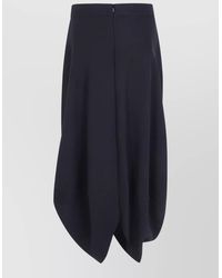 Giorgio Armani - Silk Midi Skirt - Lyst