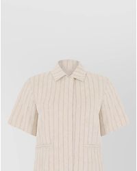 Max Mara - Cotton Short-Sleeve Shirt - Lyst