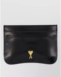 Ami Paris - Smooth Leather Wallet Cardholder European Fit - Lyst
