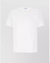 Comme des Garçons - Crew-Neck Pure Cotton T-Shirt With Short Sleeves - Lyst