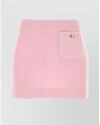 Prada - Cashmere Mini Skirt - Lyst