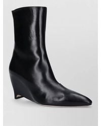 Maison Margiela - Ankle Boots Pointed Toe Wedge Heel - Lyst