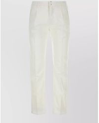 Incotex - Cotton Trousers With Pockets And Belt Loops - Lyst
