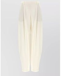 Brunello Cucinelli - Relaxed Fit Trousers Belt Loops Back Pockets - Lyst