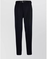 Prada - Trousers With Back Pockets And Belt Loops - Lyst