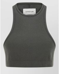 ARMARIUM - Filippa Sleeveless Round Neck Ribbed Top - Lyst