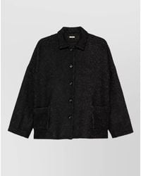 Apuntob - Herringbone Oversized Coat - Lyst