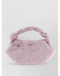 Ganni - Mini Bou Shoulder Bag Twisted Handle - Lyst