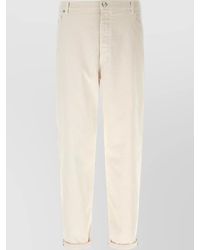 Brunello Cucinelli - Denim Relaxed-Fit Straight-Leg Jeans - Lyst