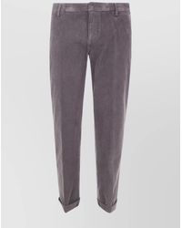 Dondup - Cotton Regular-Fit Straight-Leg Trousers - Lyst