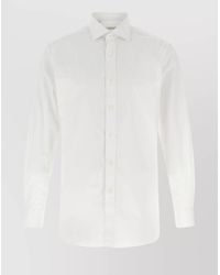 Brioni - Trevi Mark Cotton Shirt - Lyst