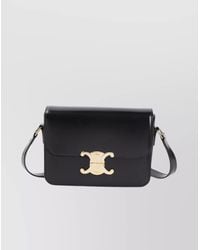 Celine - Calfskin Leather Teen Triomphe Shoulder Bag - Lyst