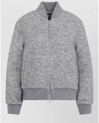 Peserico - Bouclé Bomber Jacket - Lyst