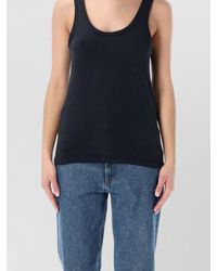 American Vintage - Cotton Fitted Tank Top - Lyst