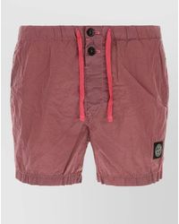 Stone Island - Nylon Swim Shorts Side And Back Pockets - Lyst