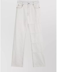 MM6 by Maison Martin Margiela - Patched Jeans With Belt Loops - Lyst