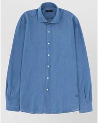 Fay - Denim Regular-Fit Shirt - Lyst