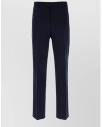 Ferragamo - Virgin Wool Tailored Trousers - Lyst