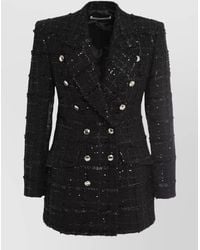 Alessandra Rich - Double-Breasted Tweed Jacket - Lyst