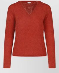 Aspesi - Mohair Wool Crewneck Sweatshirt - Lyst