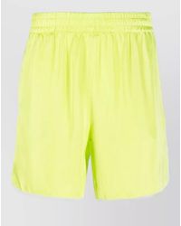 BLUE SKY INN - Viscose Satin Track Shorts - Lyst