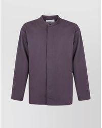 Studio Nicholson - Grandad Collar Shirt - Lyst