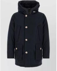 Woolrich - Down Hooded Longline Parka - Lyst
