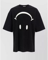 Moschino - Smiley Logo Crew Neck Graphic T Shirt - Lyst