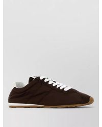 Miu Miu - Suede Low-Top Sneakers - Lyst