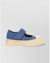 Marni - Cotton Mary Jane Slip-On Sneakers - Lyst