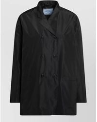 Prada - Tailored Jacket Double Breasted Buttons Pockets Lapels - Lyst