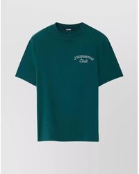 Jacquemus - Cotton Embroidered Club T-Shirt - Lyst