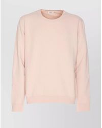 Saint Laurent - Cotton Logo-Embroidered Sweatshirt - Lyst