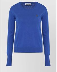 Vivienne Westwood - Ribbed Cashmere Crew-Neck Sweater With Long Sleeves - Lyst