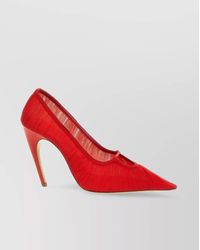 Nensi Dojaka - Sheer Mesh Stiletto Pumps - Lyst