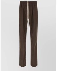 Rick Owens - Cotton Drawstring Track Pants - Lyst